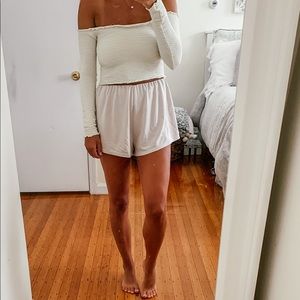 Off Shoulder Free People Shirt